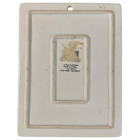 Vintage Warren Kimble Country Quartet Rooster & Hen Trivet Rustic Folk Art Decor - Picture 3 of 4